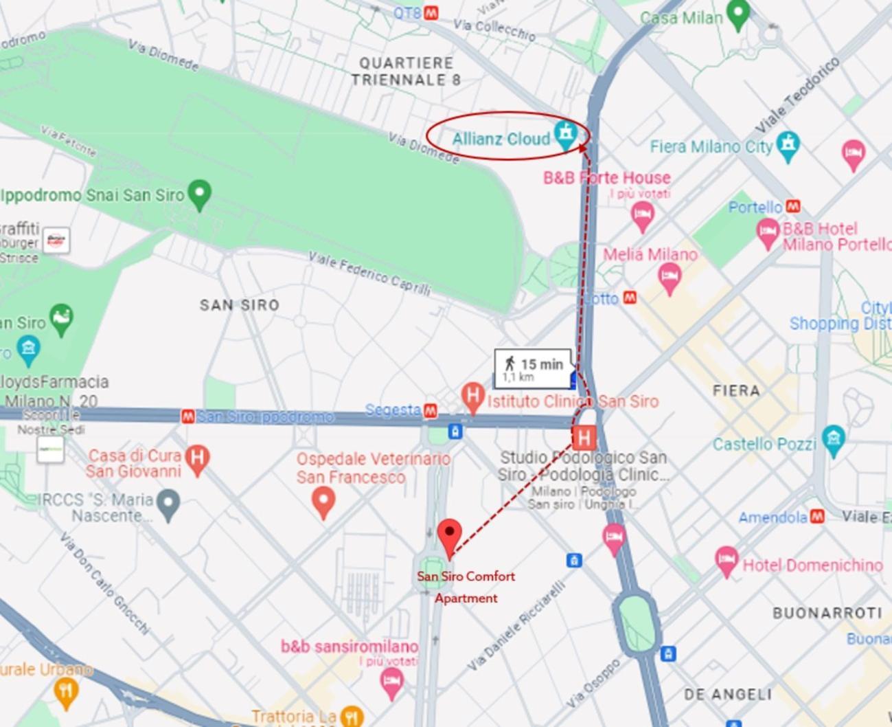 San Siro Comfort Apartment In ميلان المظهر الخارجي الصورة